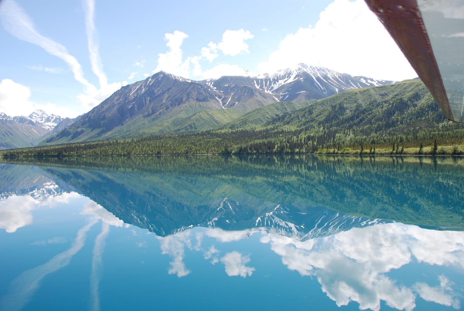 Mountain and river landscape