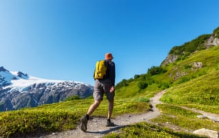 hiking in alaska